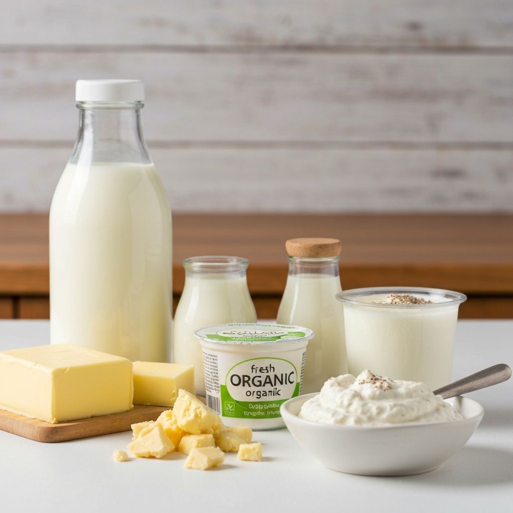 Produits laitiers bio